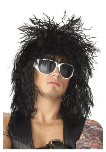 California Costumes Mens Black Rockin' Dude Wig Adult Sized Costumes, Black, One Size US 3 California Costumes Mens Black Rockin' Dude Wig Adult Sized Costumes, Black, One Size US