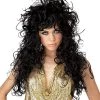 California Costumes Dangerous 80's Rocker Costume Wig - Black 1 California Costumes Dangerous 80's Rocker Costume Wig - Black -California Costume Collections Shop 51X6aIxFqRL