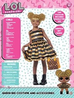 L.O.L Surprise! Queen Bee, Child Costume 9 L.O.L Surprise! Queen Bee, Child Costume -California Costume Collections Shop 51XW2z0tBUL