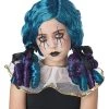 California Costumes Girls Clowny Kid Curls Wig Teal/Purple, One Size -California Costume Collections Shop 51ioCNXLH0L