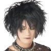 California Costumes Men's Midnight Fiend Wig, Black, One Size -California Costume Collections Shop 51mMaS4nXzL