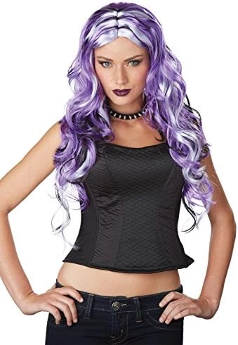 California Costumes Women's Multicolor Wig 4 California Costumes Women's Multicolor Wig - Image 2